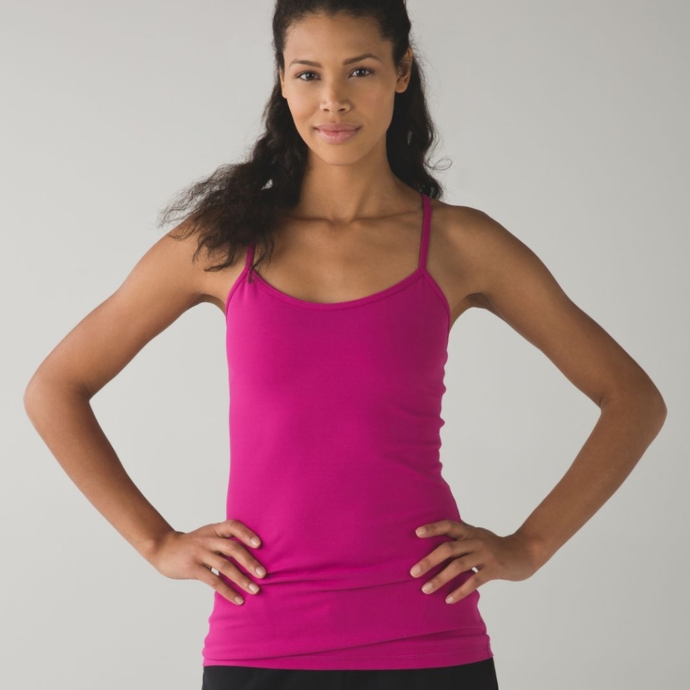 Lululemon Power Y Tank *Luon Raspberry